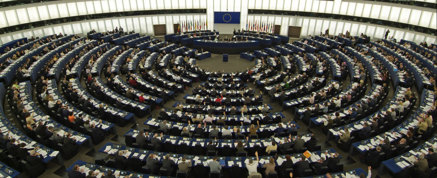 With ten commandments in the hemicycle